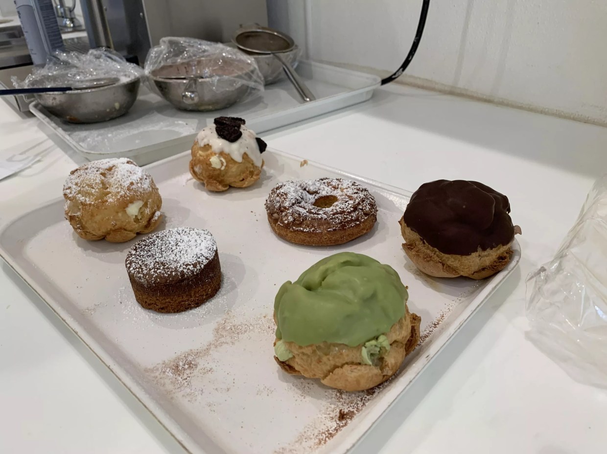 Filling Up On Japanese Cream Puffs at Beard Papa’s