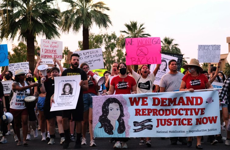 Abortion protesters in Phoenix