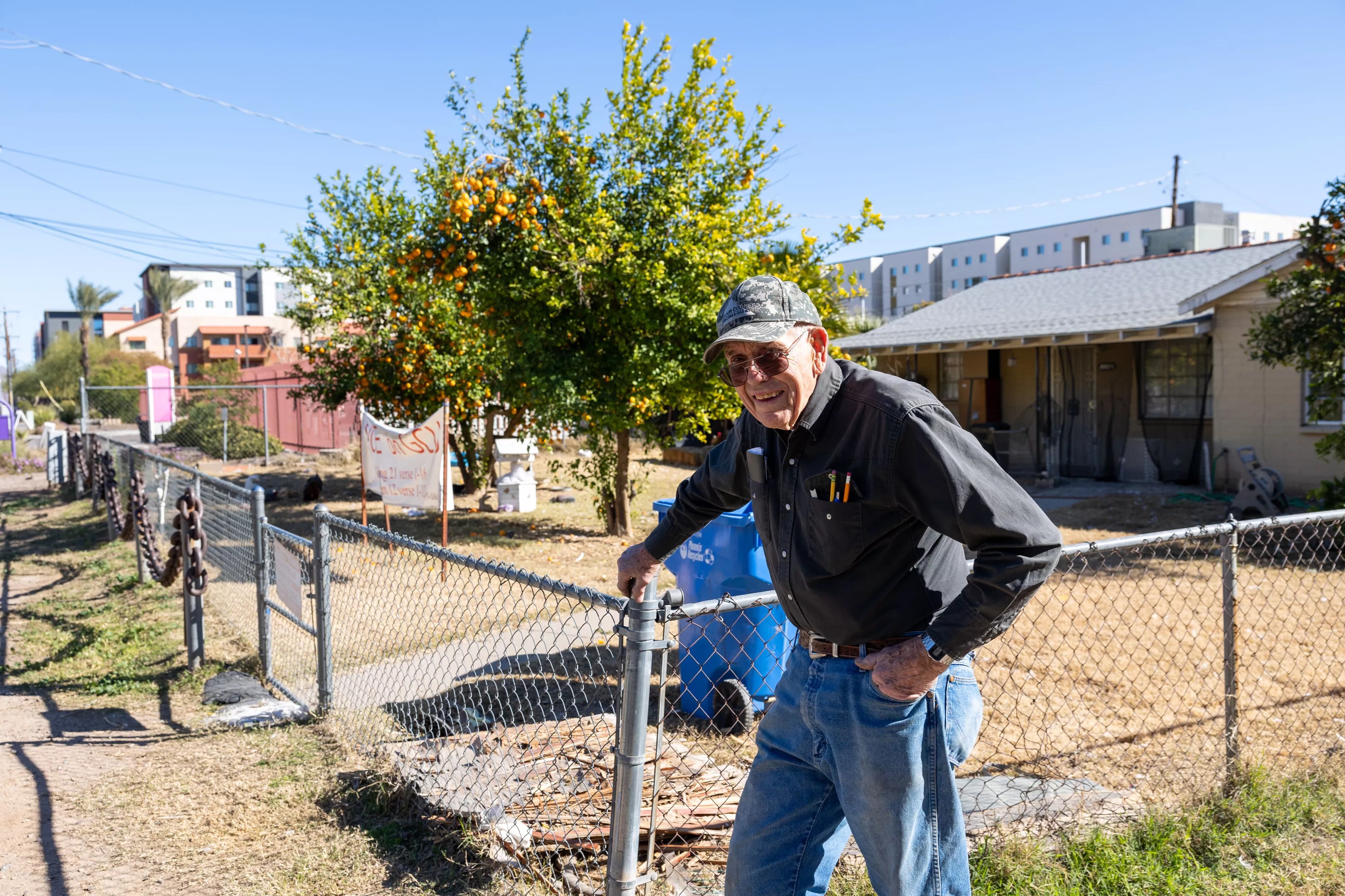 Gail Palmer and home on Colter Street