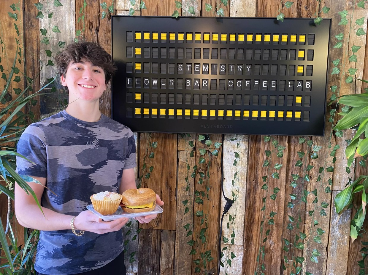 He Opened 2 Cafes in a Year While in High School. Meet Stemistry’s Teenage CEO