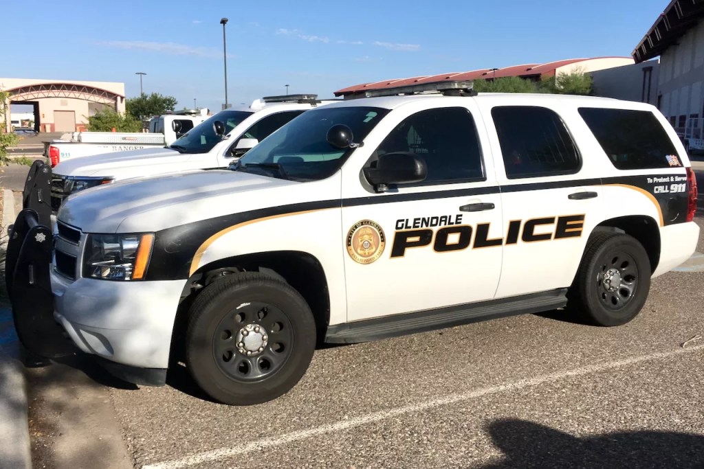 a glendale police suv