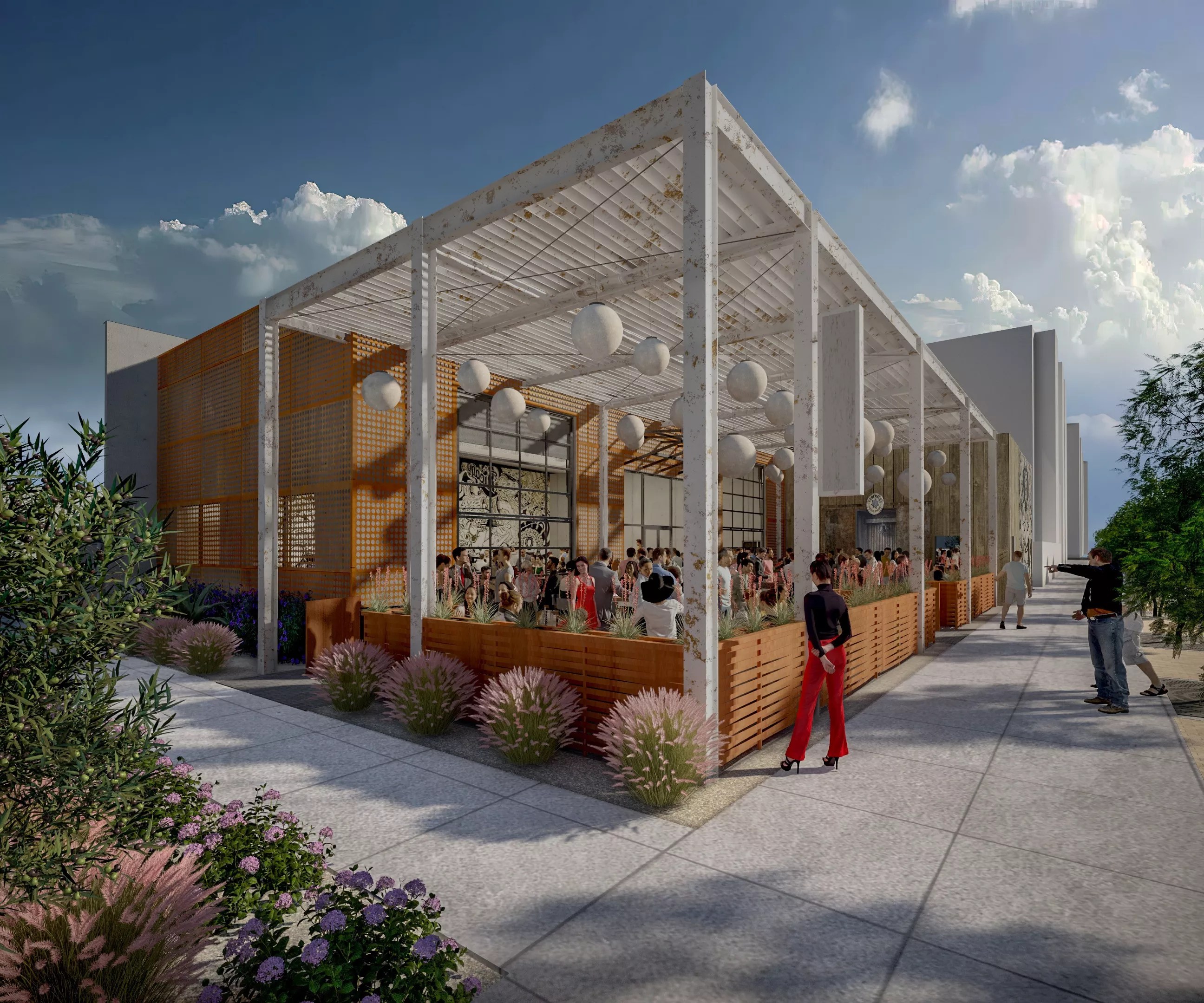 Federales restaurant rendering