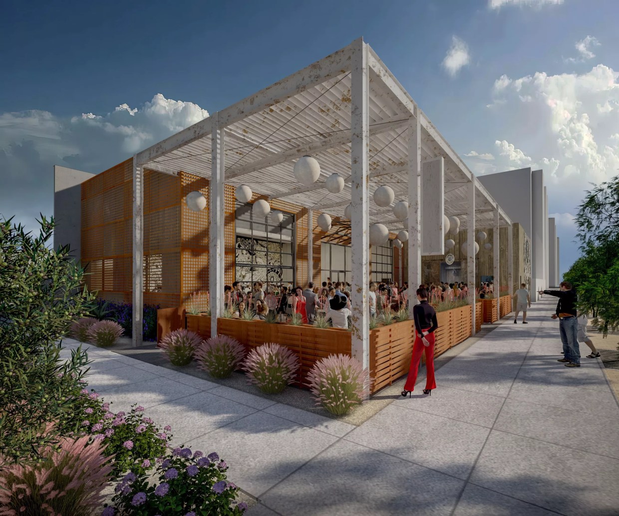 Federales restaurant rendering