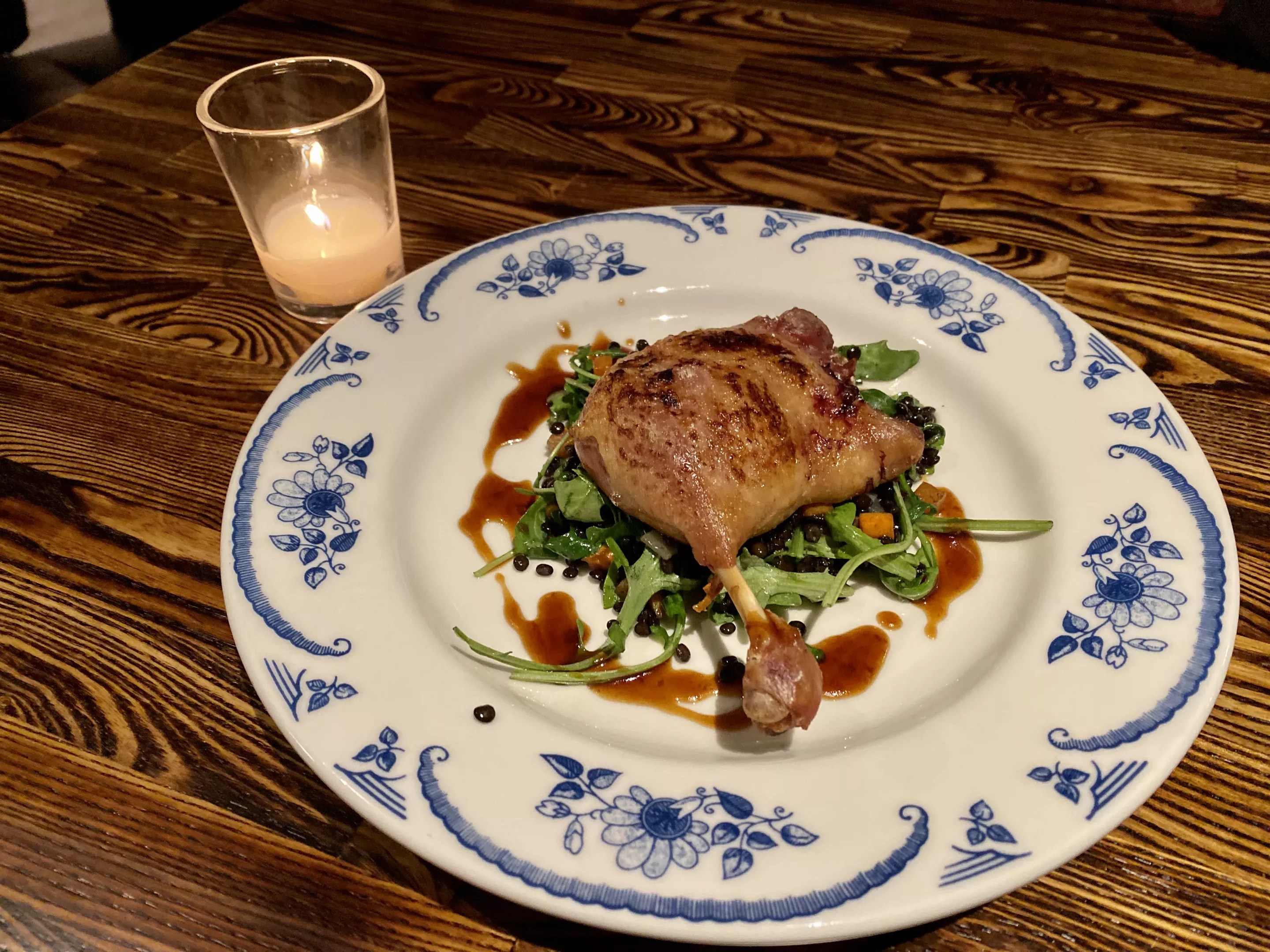 Duck confit at Bar Cena.