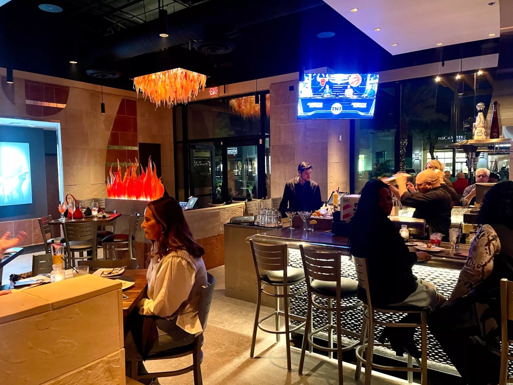 Bar area at Kasai.