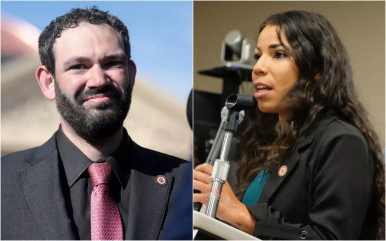 Arizona state Reps. Alex Kolodin and Analise Ortiz