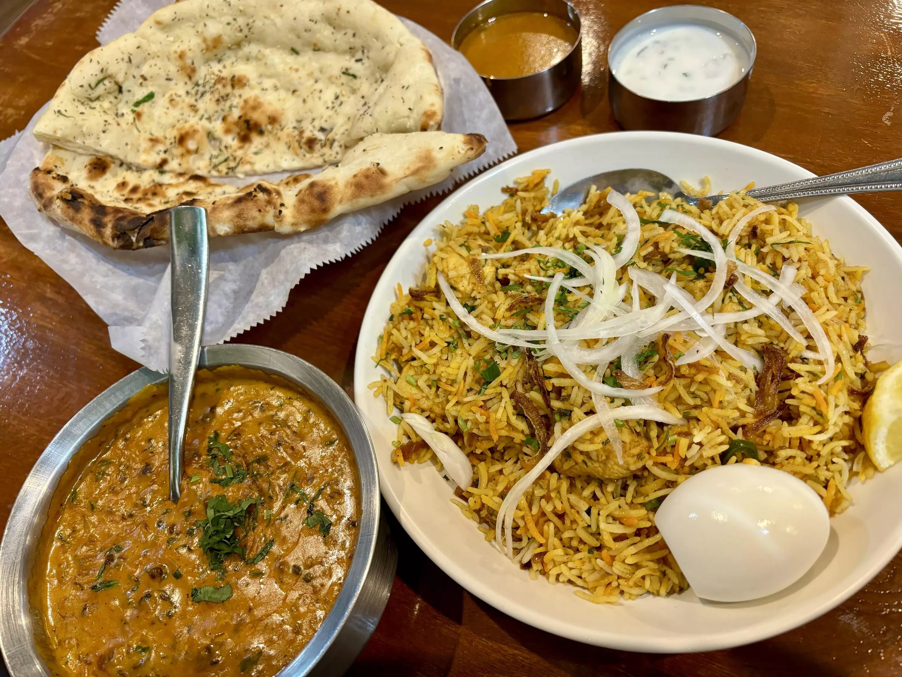 Vayal's Indian Kitchen dishes.
