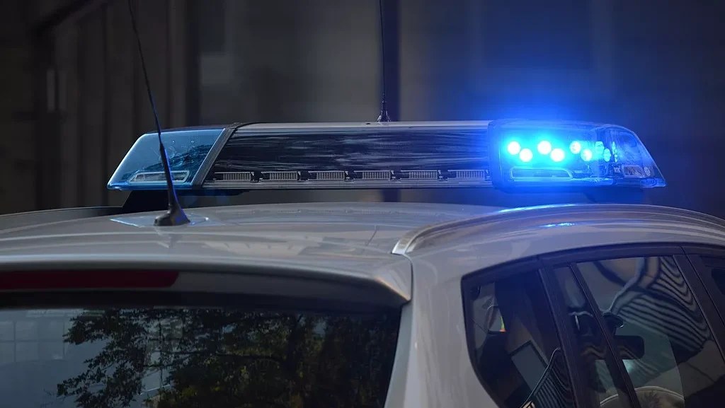 police car lights