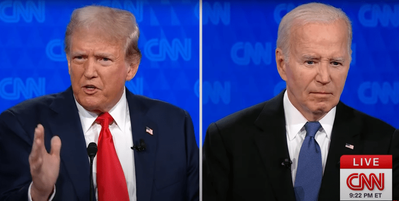 Donald Trump and Joe Biden