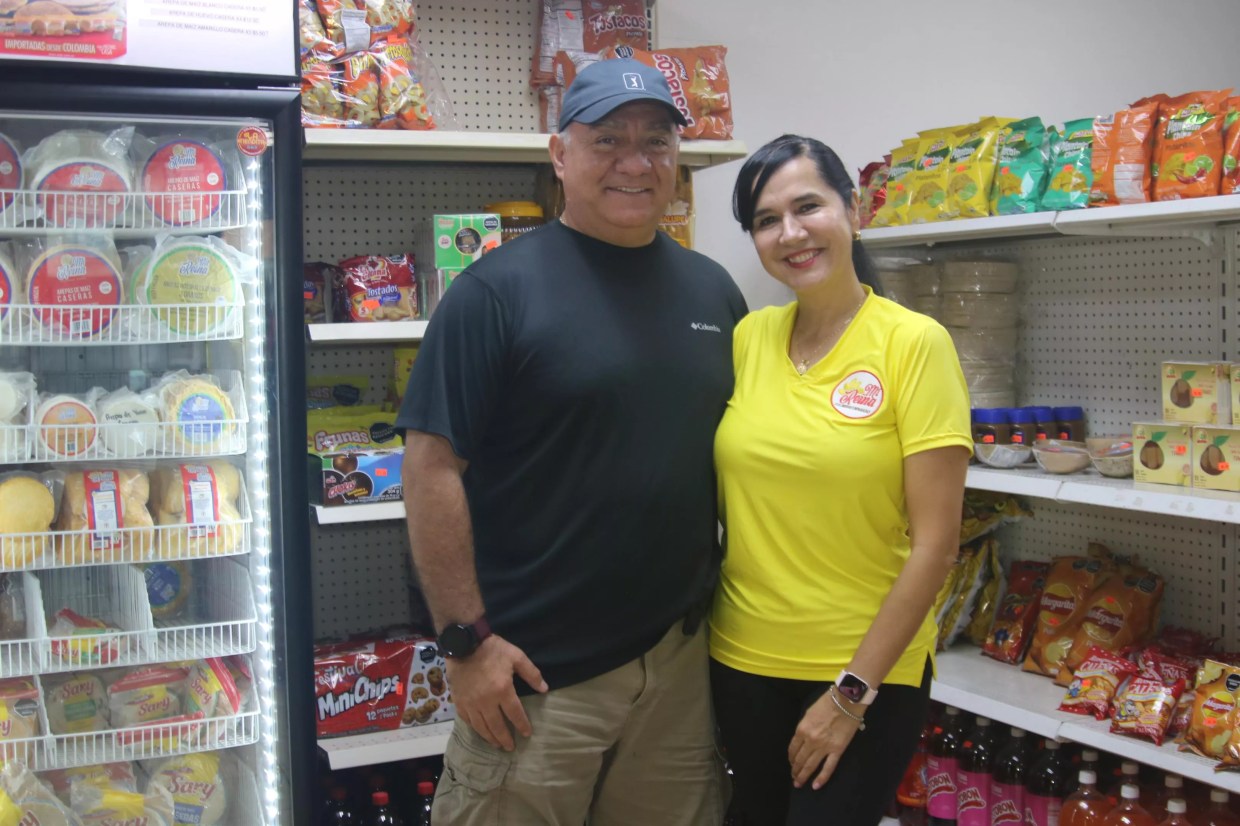 Enjoy Colombian cuisine at this restaurant and mini-mart in Mesa
