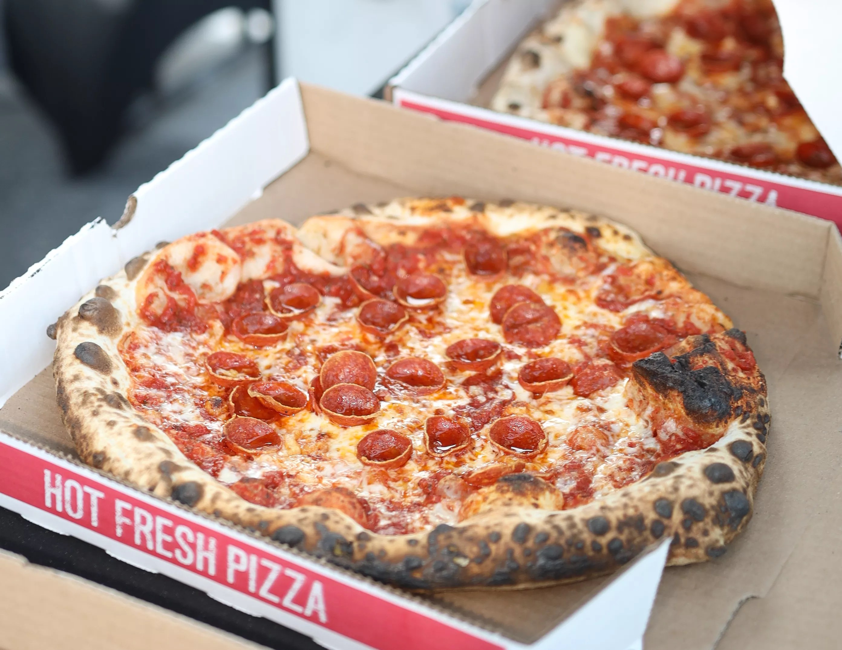 Pepperoni pizza from Otra Pizzeria.