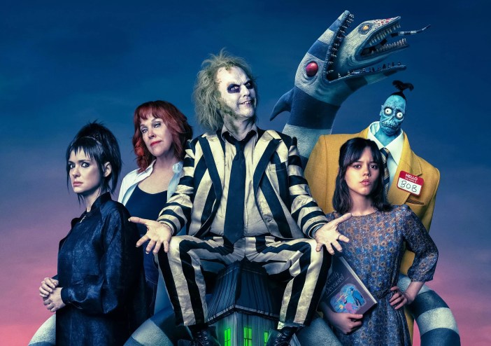 Characters from the film "Beetlejuice Beetlejuice."