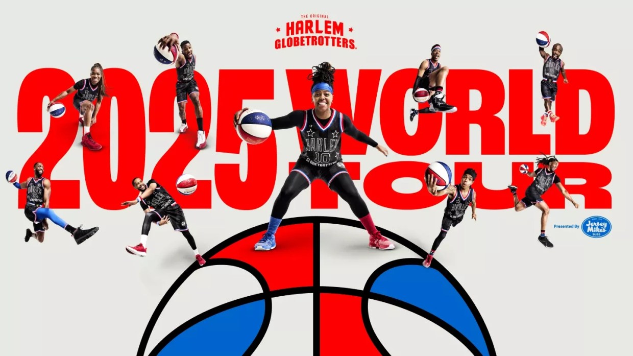 A poster for a basketball team.
