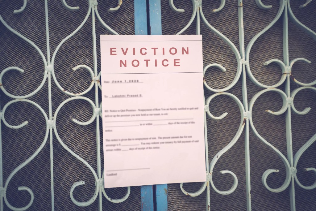 an eviction notice