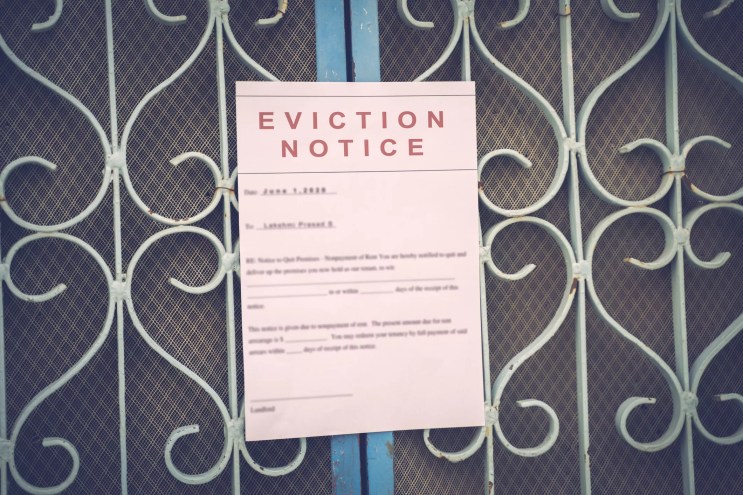 an eviction notice