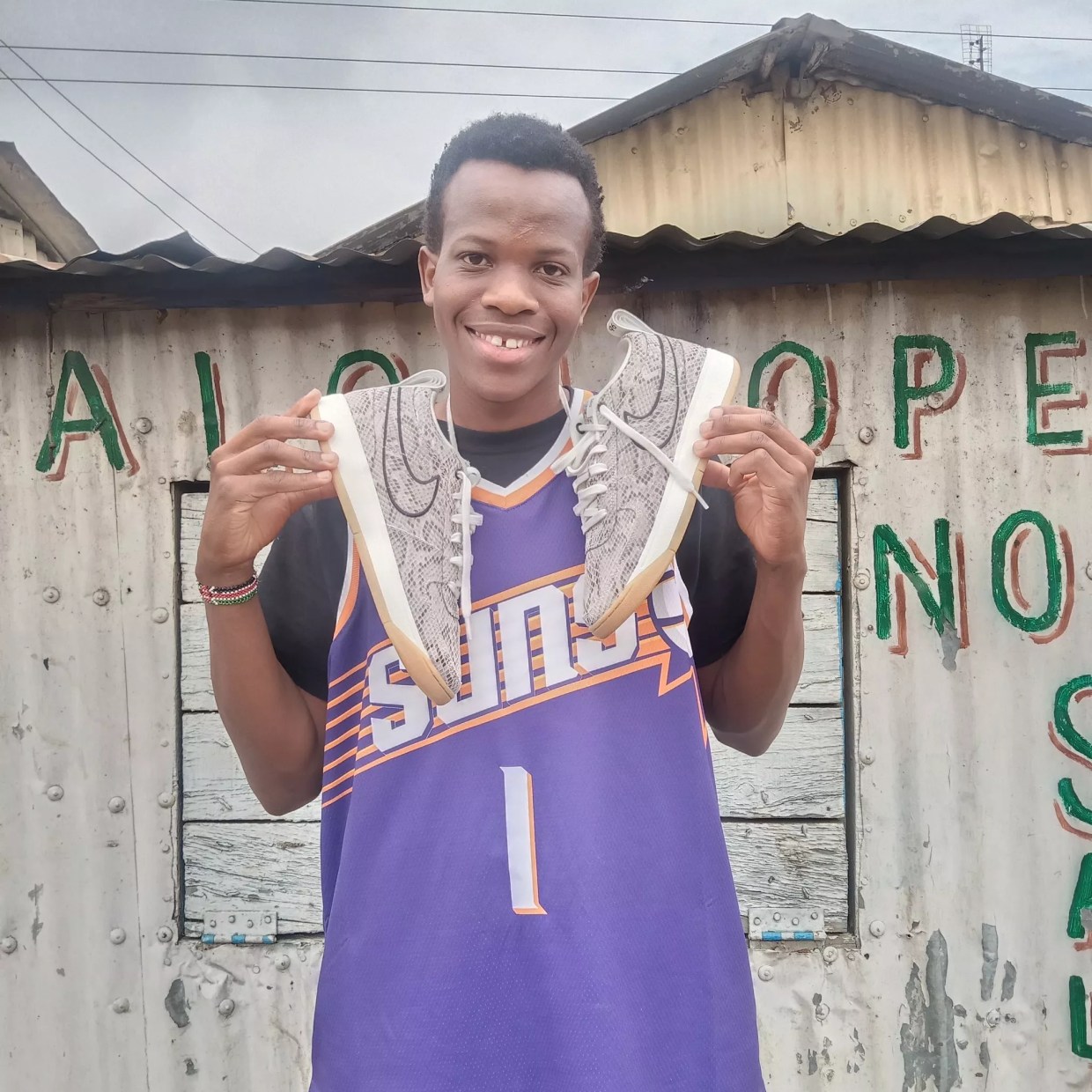 Phoenix Suns gear and connection bring joy to Kenyan superfan