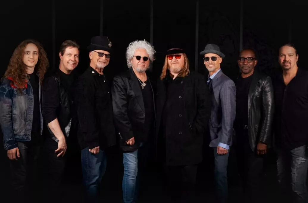 A publicity shot of a band of older white men.