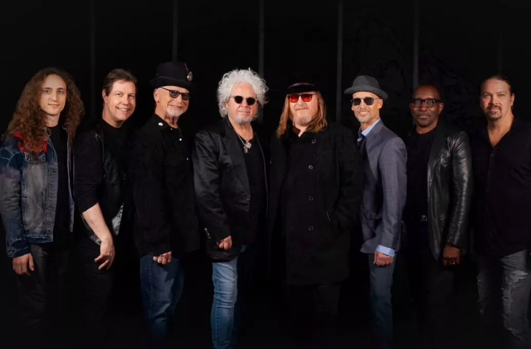 A publicity shot of a band of older white men.