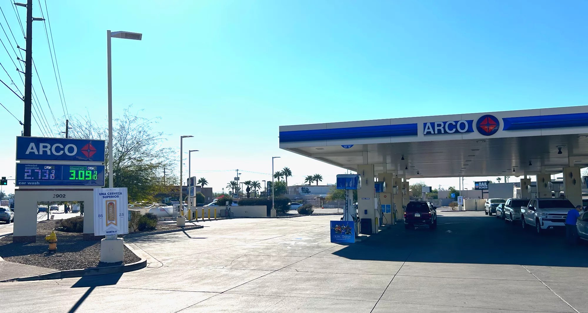 an arco gas station