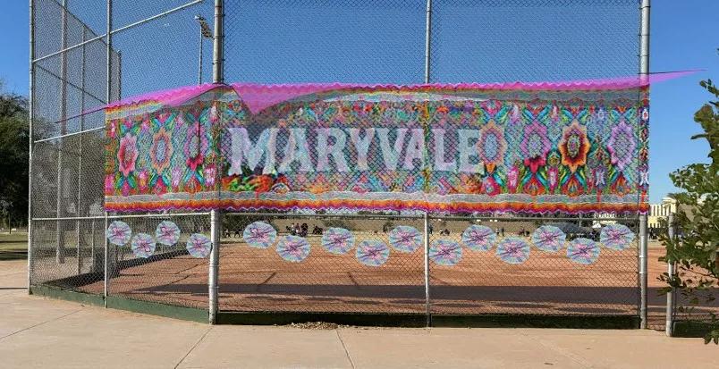 A rendering of a public art project.