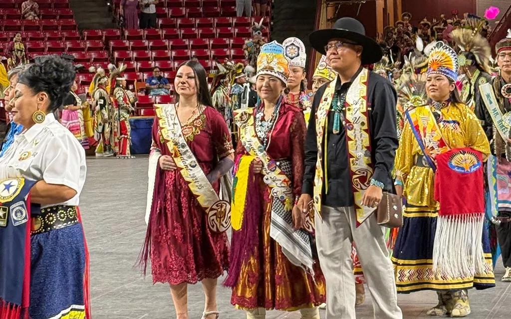 People at a powwow.