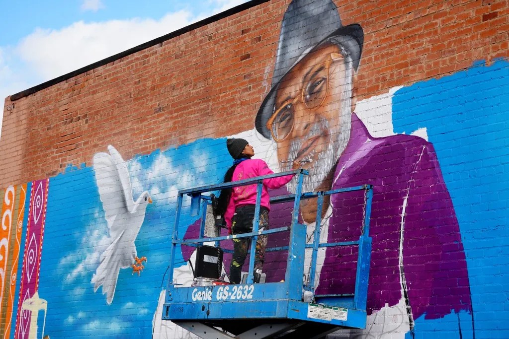 How a mural, a fellowship and a community keep Nick Oza’s vision alive