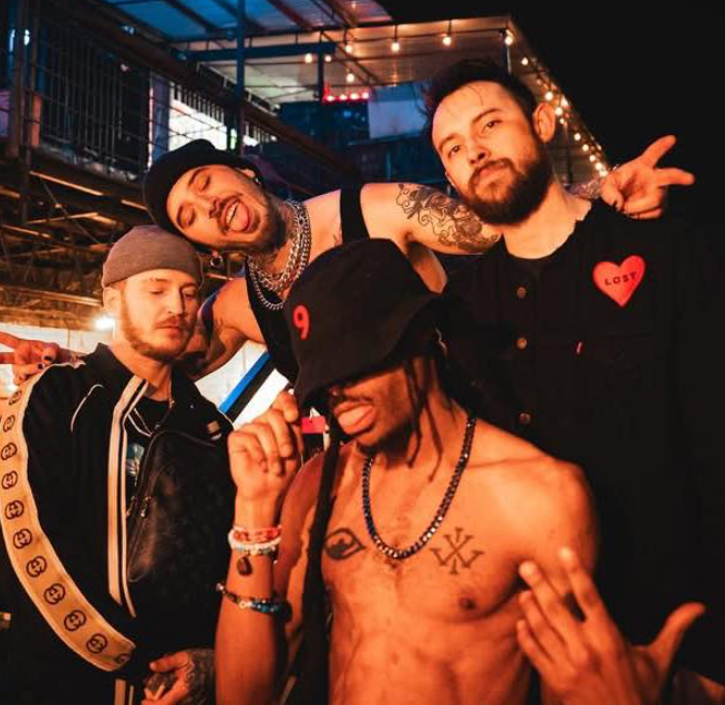 Band poses for picture