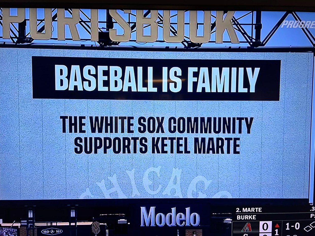 Baseball world supports D-back Ketel Marte after Chicago fan incident