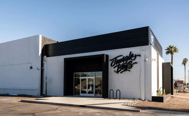 the exterior of the jungle boys dispensary