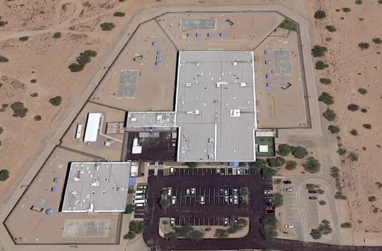 a prison seen from above