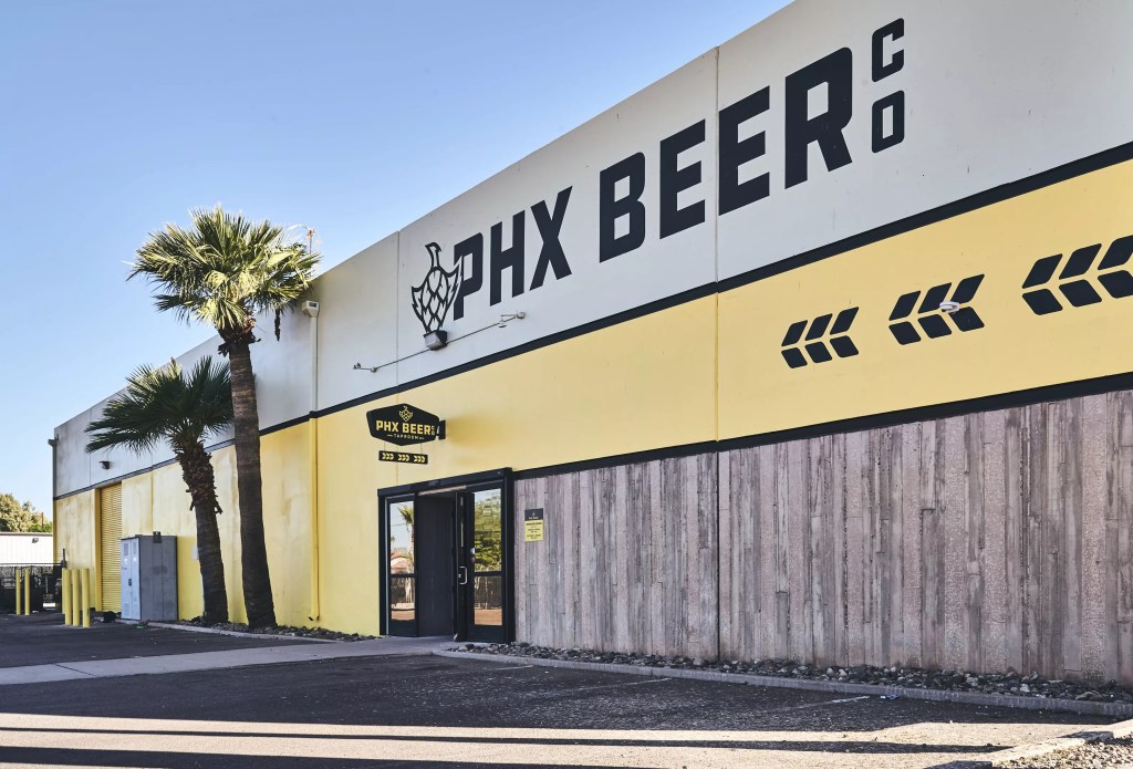 Exterior of brewery.